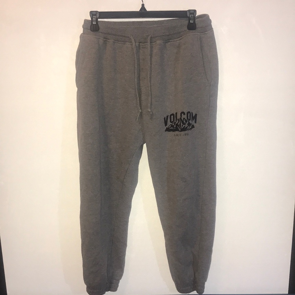 Grey Volcom sweat pants